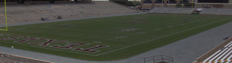 Texas A&M University, Kyle Field, Texas, USA - Versatile Rubber Tiles as Field Surround